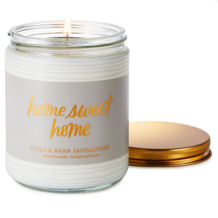 Hallmark : Home Sweet Home Scented Single-Wick Jar Candle, 7 oz.