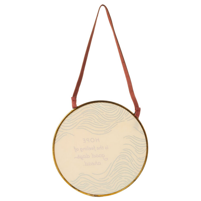 Hallmark : Hope Quote Hanging Glass Sentiment