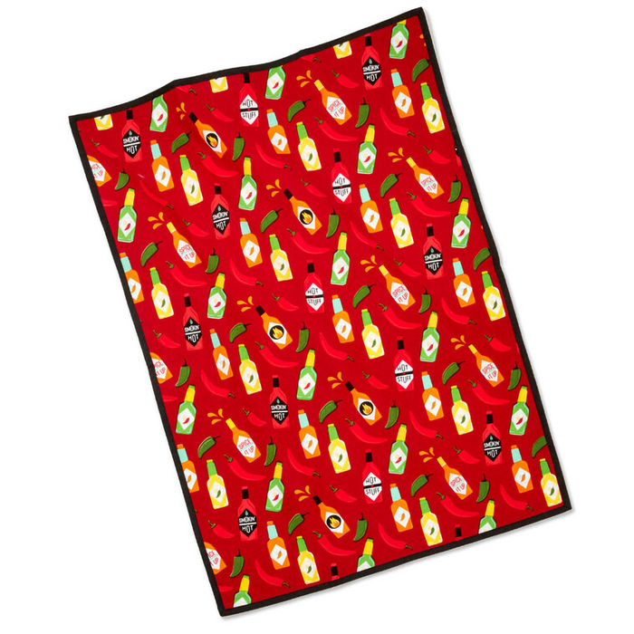 Hallmark : Hot Sauces Tea Towel, 18x26
