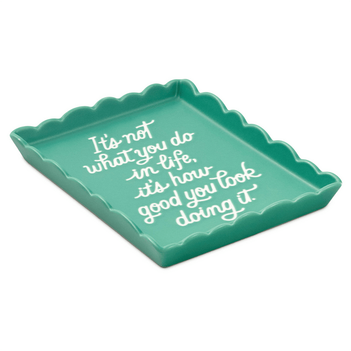 Hallmark : How Good You Look Funny Trinket Tray - Hallmark : How Good You Look Funny Trinket Tray