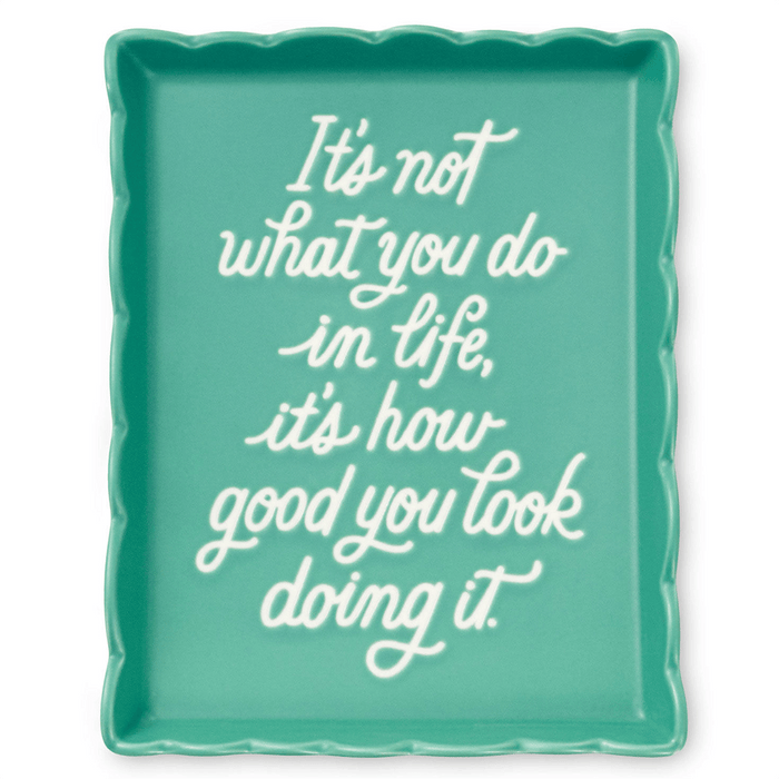 Hallmark : How Good You Look Funny Trinket Tray - Hallmark : How Good You Look Funny Trinket Tray