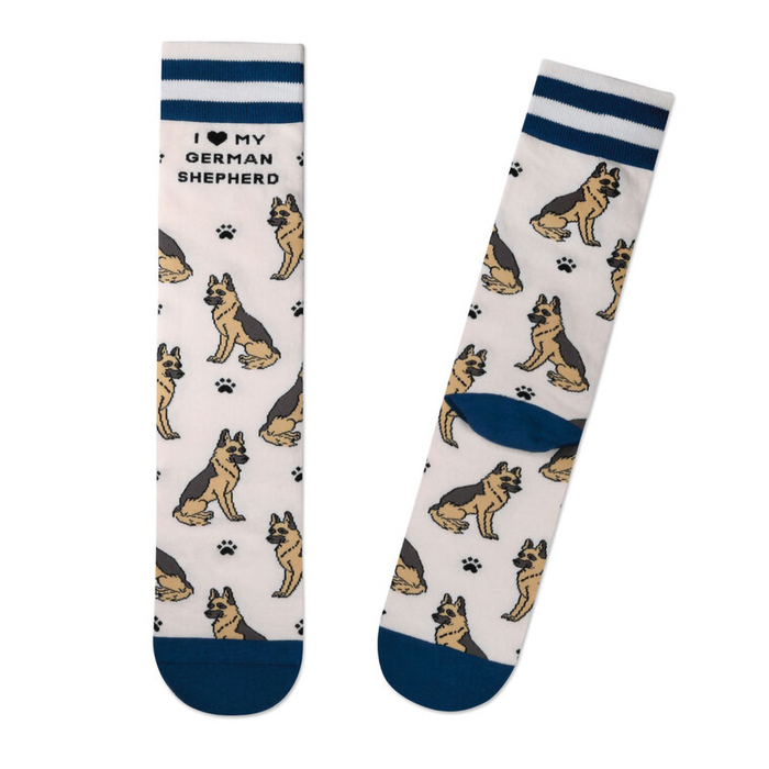 Hallmark : I Love My German Shepherd Crew Socks
