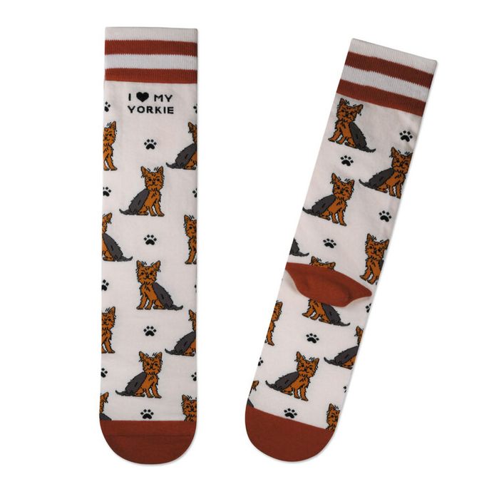 Hallmark : I Love My Yorkie Crew Socks
