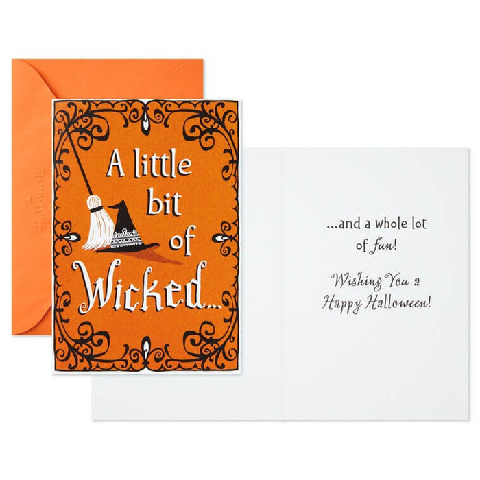 Hallmark : Jack-o'-Lanterns and Witches Assorted Halloween Cards, Pack of 8