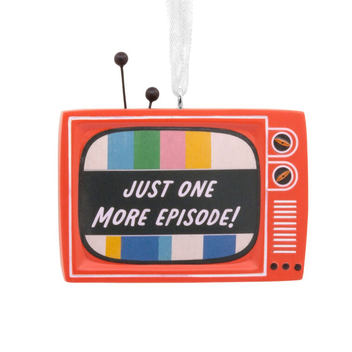 Hallmark : Just One More Episode! Vintage TV Hallmark Ornament - Hallmark : Just One More Episode! Vintage TV Hallmark Ornament