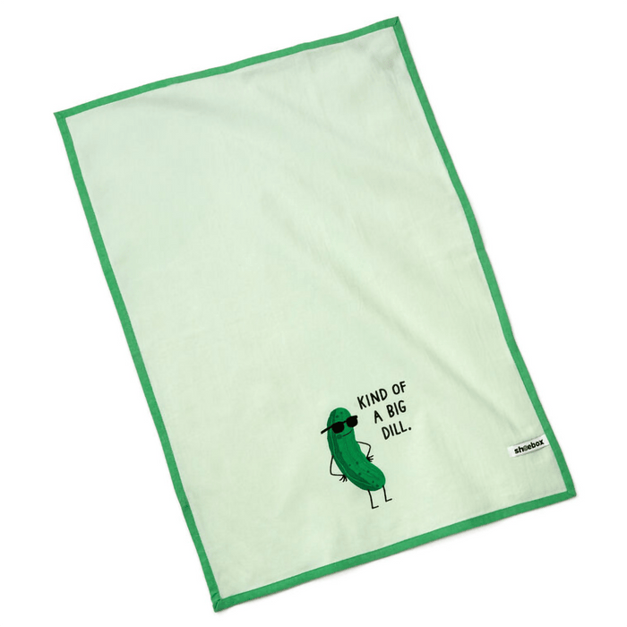 Hallmark : Kind of a Big Dill Funny Tea Towel, 18x26 - Hallmark : Kind of a Big Dill Funny Tea Towel, 18x26