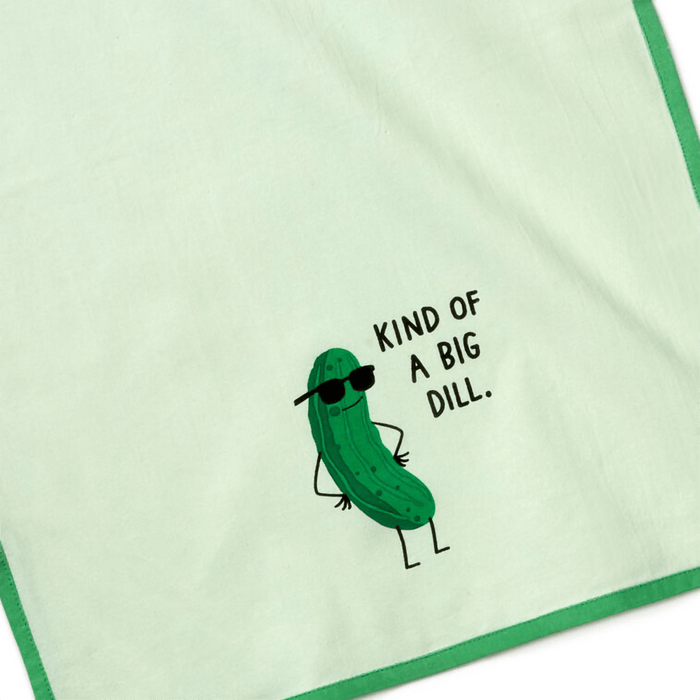 Hallmark : Kind of a Big Dill Funny Tea Towel, 18x26 - Hallmark : Kind of a Big Dill Funny Tea Towel, 18x26