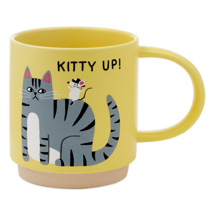 Hallmark : Kitty Up Funny Mug, 16 oz.