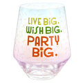 Hallmark : Live Big Jumbo Stemless Wine Glass, 43 oz. - Hallmark : Live Big Jumbo Stemless Wine Glass, 43 oz.