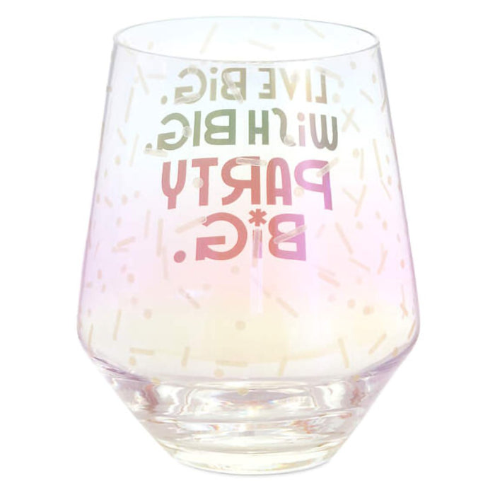 Hallmark : Live Big Jumbo Stemless Wine Glass, 43 oz. - Hallmark : Live Big Jumbo Stemless Wine Glass, 43 oz.