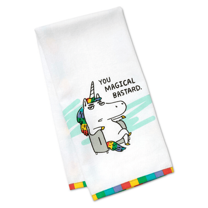 Hallmark : Magical Bastard Funny Tea Towel, 18x26 - Hallmark : Magical Bastard Funny Tea Towel, 18x26