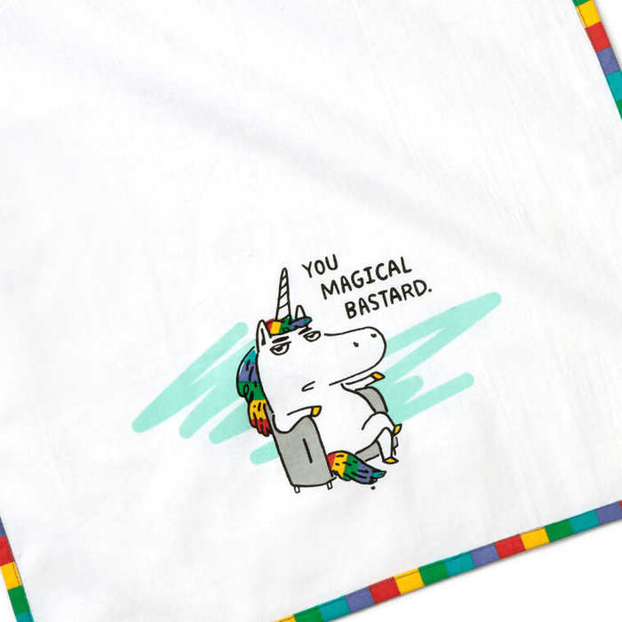Hallmark : Magical Bastard Funny Tea Towel, 18x26 - Hallmark : Magical Bastard Funny Tea Towel, 18x26