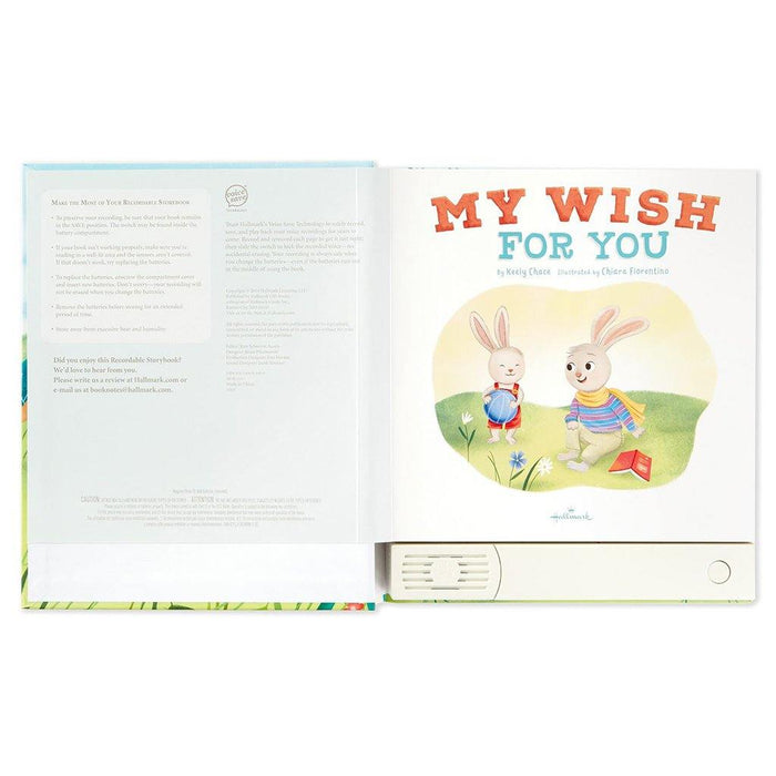 "Hallmark : My Wish For You Recordable Storybook, recordable books for grandparents"