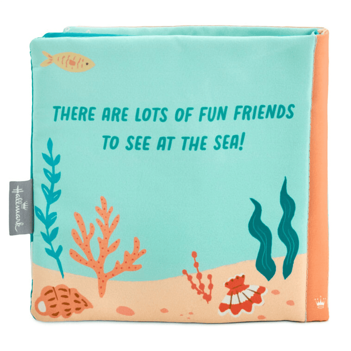 Hallmark : Ocean Friends Touch - and - Feel Fabric Book for Kids - Hallmark : Ocean Friends Touch - and - Feel Fabric Book for Kids