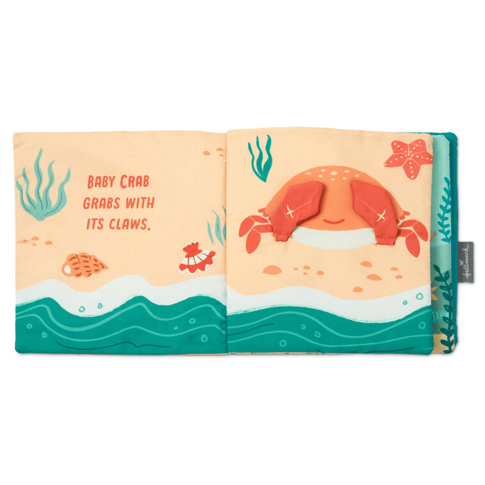 Hallmark : Ocean Friends Touch - and - Feel Fabric Book for Kids - Hallmark : Ocean Friends Touch - and - Feel Fabric Book for Kids