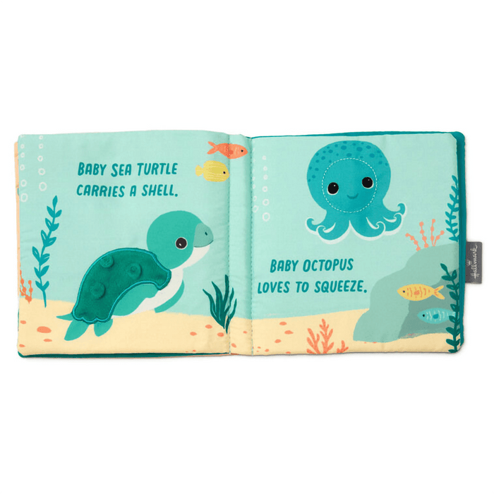Hallmark : Ocean Friends Touch - and - Feel Fabric Book for Kids - Hallmark : Ocean Friends Touch - and - Feel Fabric Book for Kids