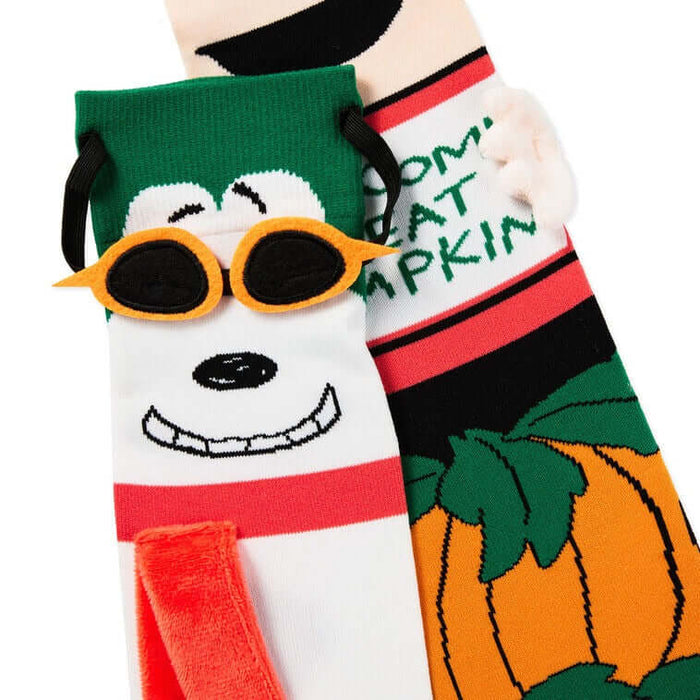 Hallmark : Peanuts Great Pumpkin Linus and Flying Ace Novelty Socks
