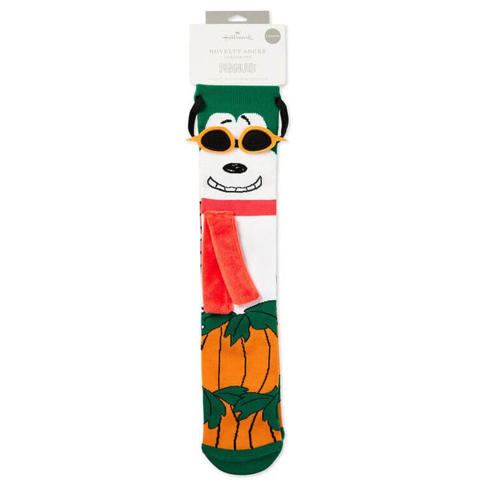 Hallmark : Peanuts Great Pumpkin Linus and Flying Ace Novelty Socks