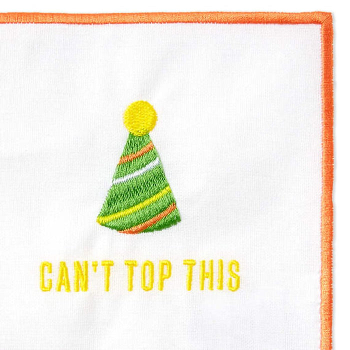 Hallmark : Piece of Cake Assorted Fabric Beverage Napkins, Set of 4 - Hallmark : Piece of Cake Assorted Fabric Beverage Napkins, Set of 4