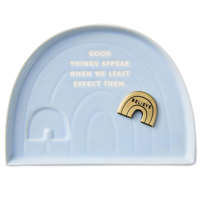 Hallmark : Rainbow-Shaped Trinket Dish With Token