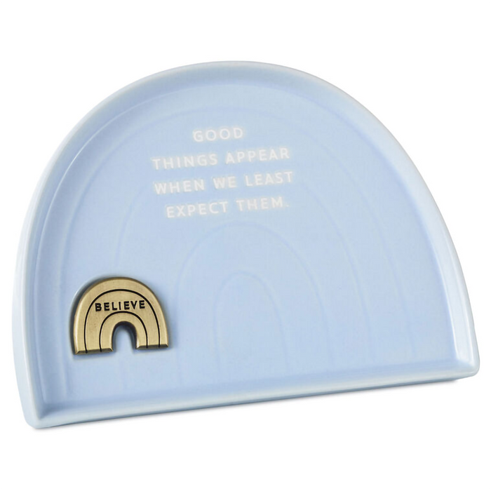 Hallmark : Rainbow-Shaped Trinket Dish With Token