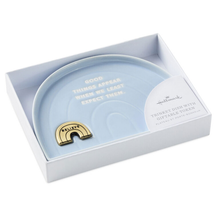 Hallmark : Rainbow-Shaped Trinket Dish With Token