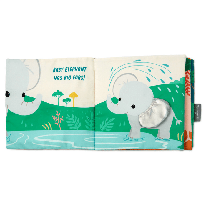 Hallmark : Safari Friends Touch - and - Feel Fabric Book for Kids - Hallmark : Safari Friends Touch - and - Feel Fabric Book for Kids