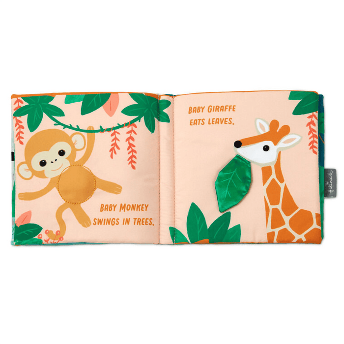 Hallmark : Safari Friends Touch - and - Feel Fabric Book for Kids - Hallmark : Safari Friends Touch - and - Feel Fabric Book for Kids