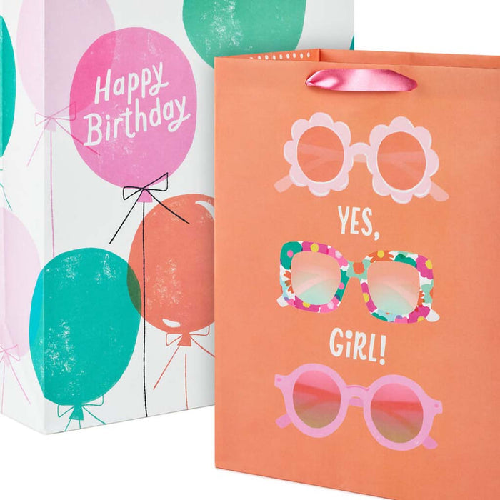 Hallmark : Sunglasses and Balloons 2-Pack Birthday Gift Bag Bundle. Shop in-store at Annie's Hallmark locations in Londonderry and Salem, NH, or explore our full selection online.