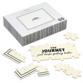 Guest book with puzzle