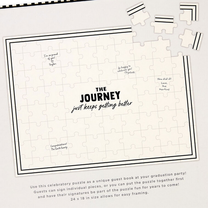 Full guest book puzzle fully together