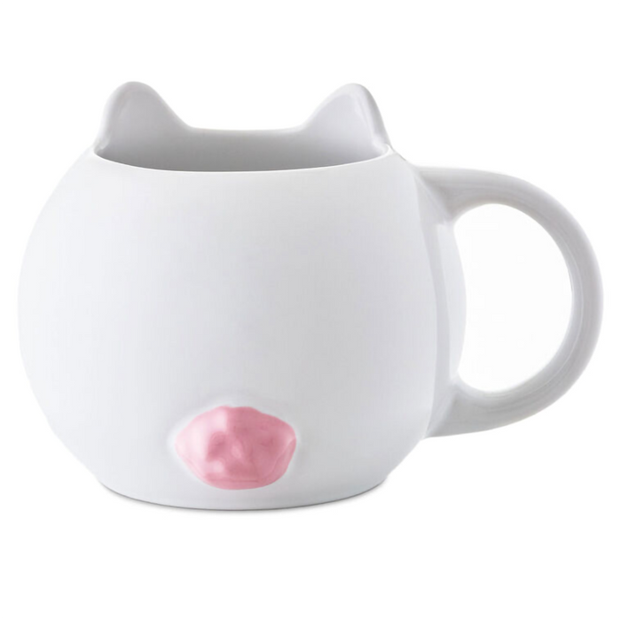 Hallmark : White Bunny Sculpted Mug, 14 oz.
