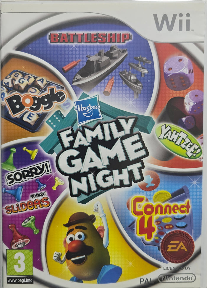 Hasbro Family Game Night – Nintendo Wii Party Game EA