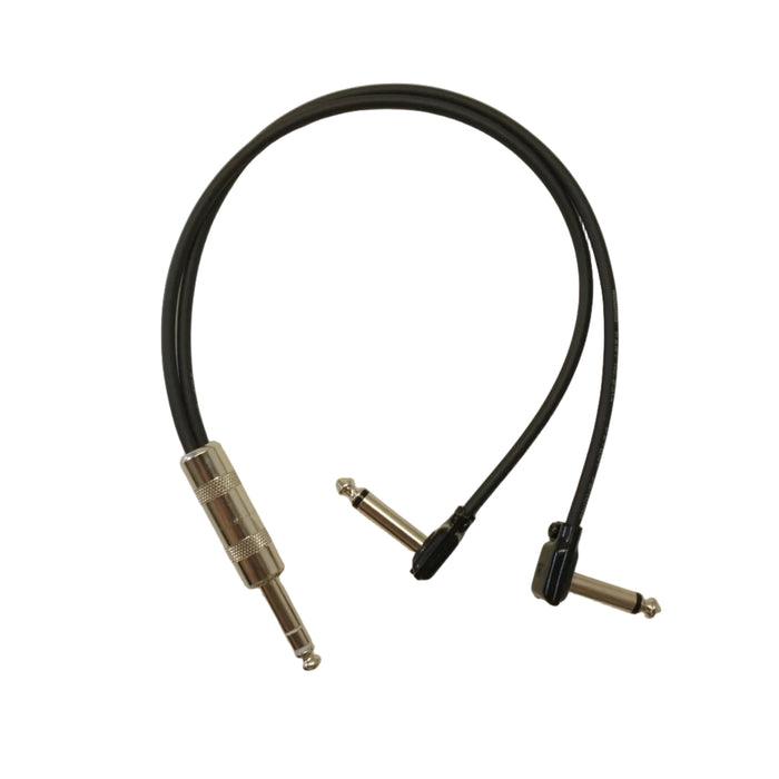 Dual Mono to TRS Straight Pedalboard Patch Cable