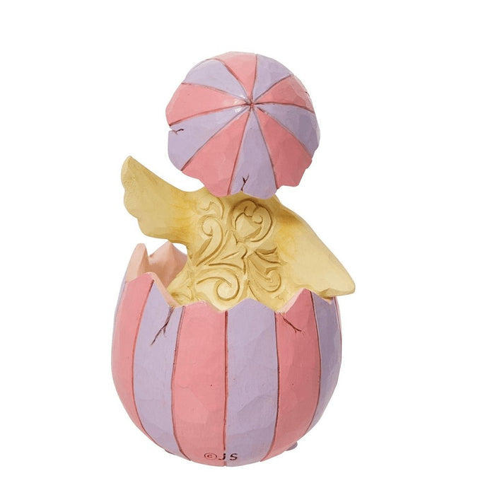 "Jim Shore : Easter Chick In Egg Mini -"