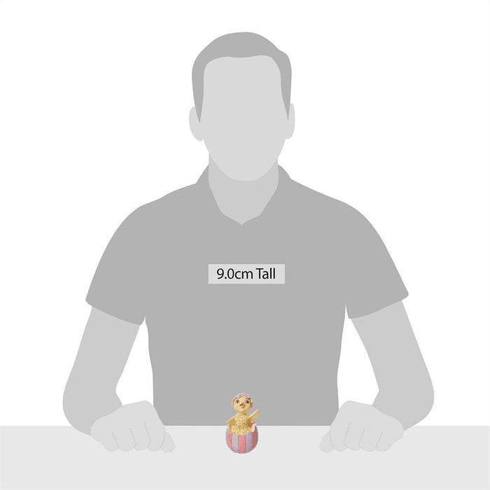 "Jim Shore : Easter Chick In Egg Mini -"