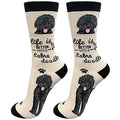 "Life Is Better With A Black Labradoodle Unisex Socks - Life Is Better With A Black Labradoodle Unisex Socks"