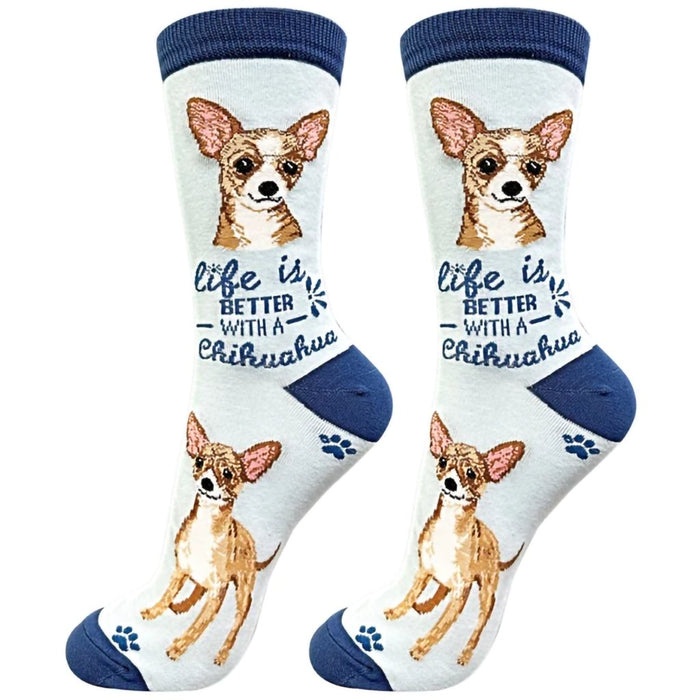 "Life Is Better With A Chihuahua Unisex Socks - Life Is Better With A Chihuahua Unisex Socks"