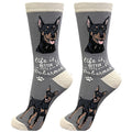 "Life Is Better With A Doberman Unisex Socks - Life Is Better With A Doberman Unisex Socks"