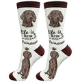 "Life Is Better With A Weimaraner Unisex Socks - Life Is Better With A Weimaraner Unisex Socks"