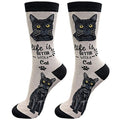 "Life Is Better With A Black Cat Unisex Socks - Life Is Better With A Black Cat Unisex Socks"