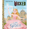 Book cover of 'Wicked: I Am Glinda' featuring a character in a pink dress with a wand.
