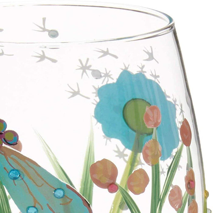 Dragonfly" wine glass from Designs by Lolita