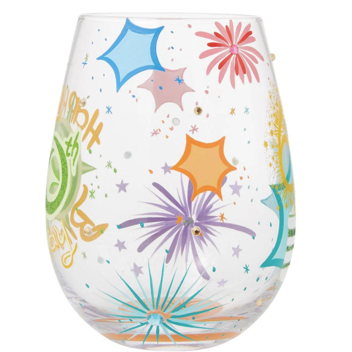 Lolita : Happy 60th Stemless Wine Glass at Annie's Hallmark