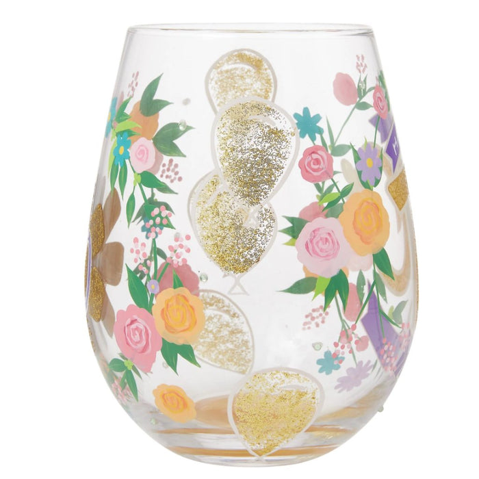 Lolita : Happy 70th Stemless Wine Glass at Annie's Hallmark