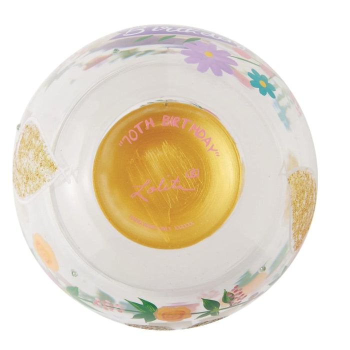 Lolita : Happy 70th Stemless Wine Glass at Annie's Hallmark