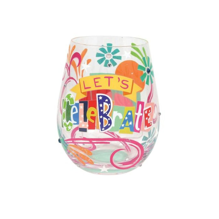Lolita : Let's Celebrate Stemless Wine Glass at Annie's Hallmark