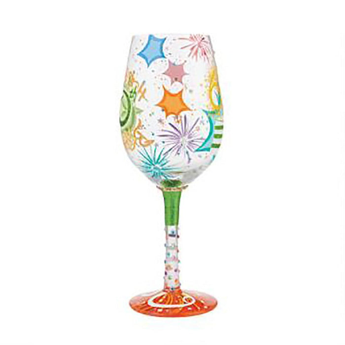 "Lolita : Wine Glass Happy 60th Birthday -"