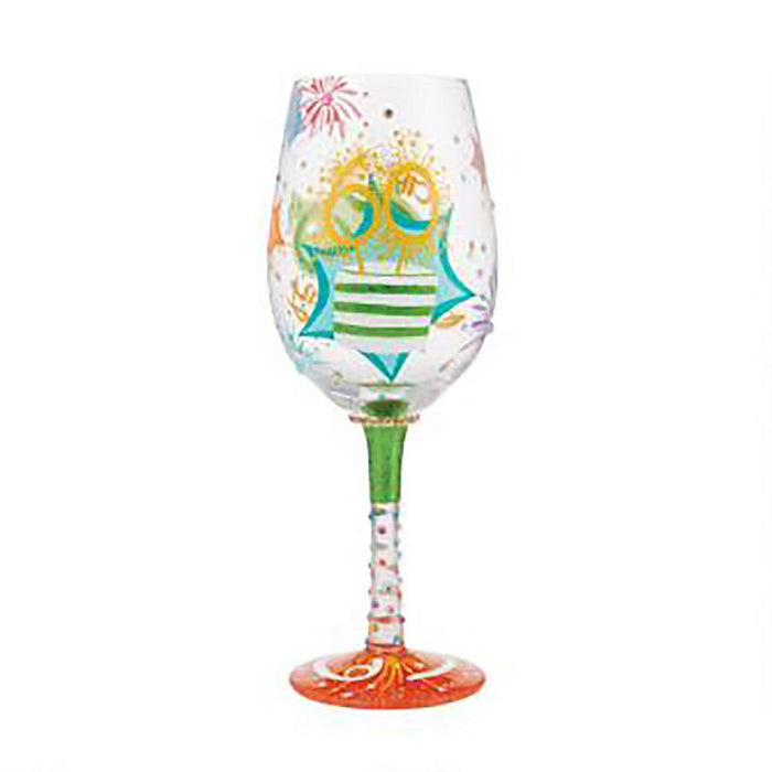 "Lolita : Wine Glass Happy 60th Birthday -"