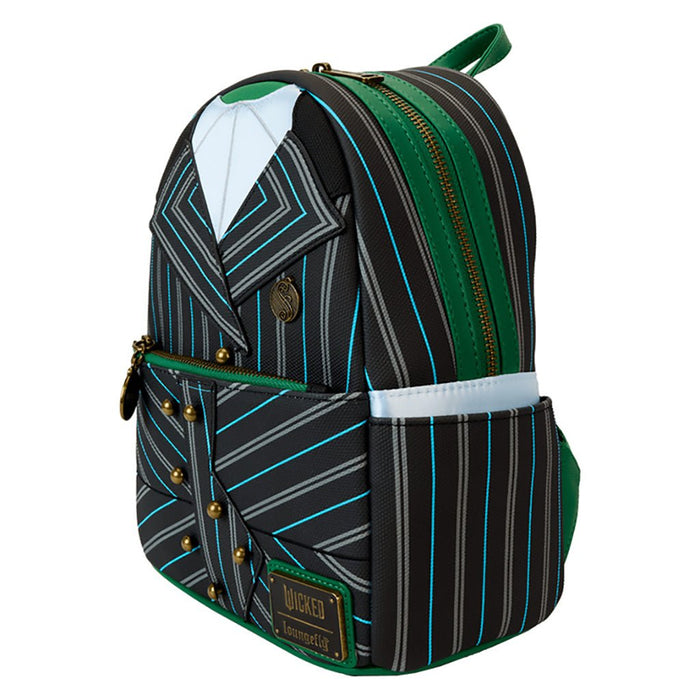 Loungefly : Wicked Elphaba Shiz University Uniform Cosplay Mini Backpack - Loungefly : Wicked Elphaba Shiz University Uniform Cosplay Mini Backpack
